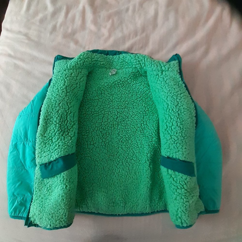 WARM SHERPA-LINED JACKET COAT SIZE 7 - Picture 3 of 5